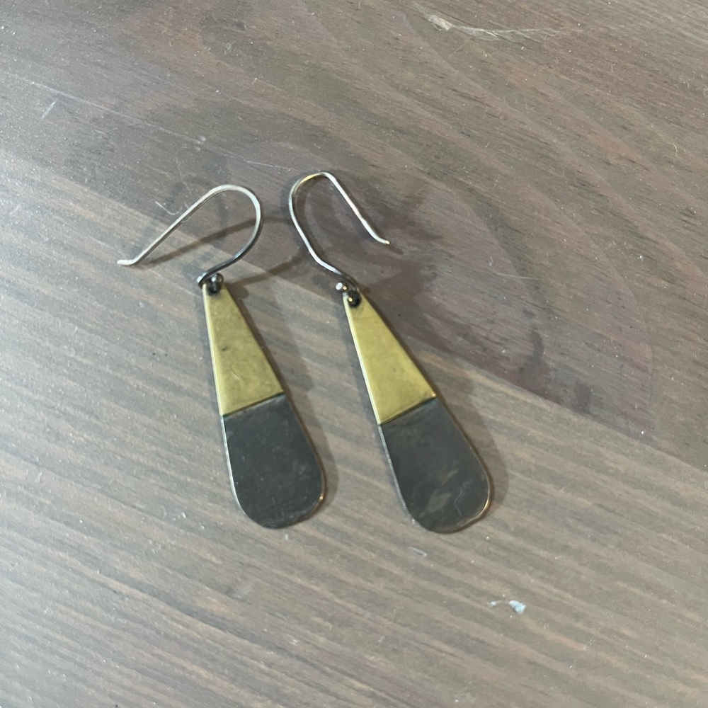 Noonday Two-Tone Drop Earrings